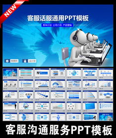 企業(yè)客服中心高效管理 商務(wù)PPT模板與呼叫中心業(yè)務(wù)深度解析
